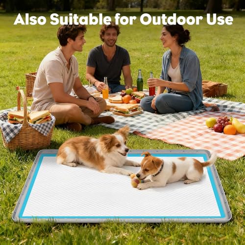 40"x28" Pee Pad Holder for Dogs Puppy Pad Holder Grey (40"x28" Grey)