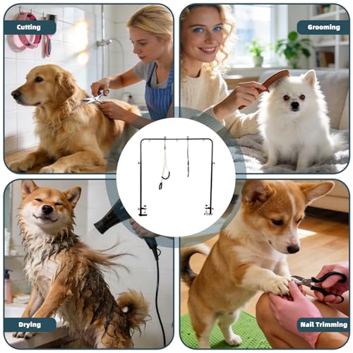 Dog Grooming Table Arm with Clamps