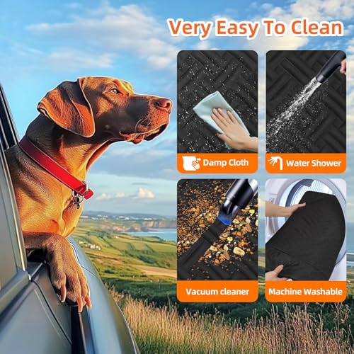 Back Seat Extender for Dogs (BLACK / L - For Car/Mid-Size SUV/Small Truck)