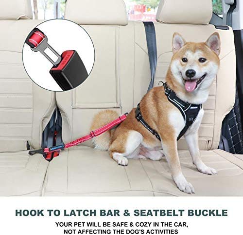 Dog Seat Belt 3 (Red)
