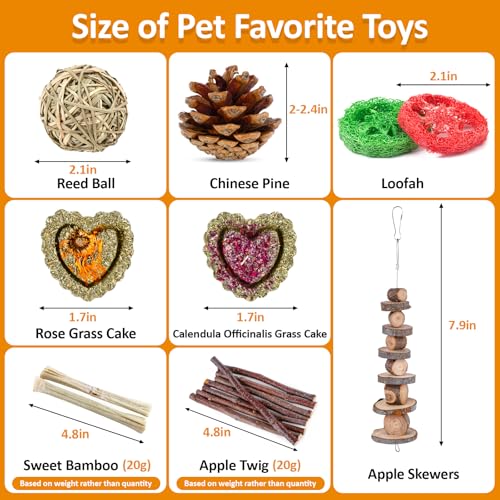 Hamster Toys Set (28Pack-hamster toys)