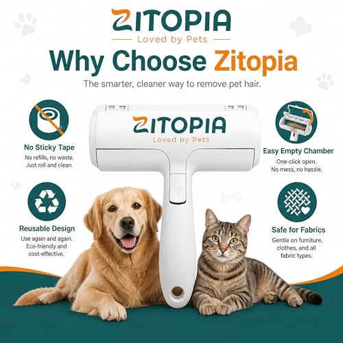 Pet Hair Remover Roller for Dogs & Cats - PetSolution