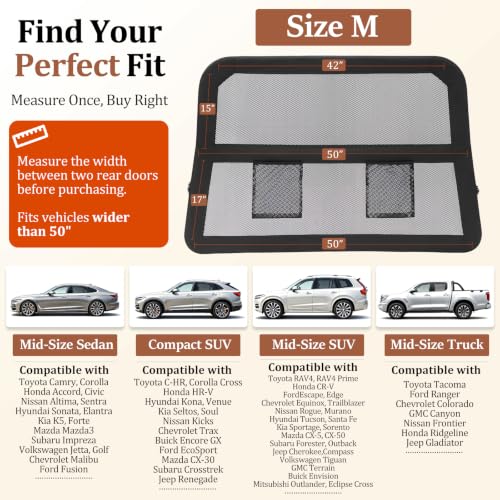 Dog Car Barrier for Cars SUVs Trucks (Medium)