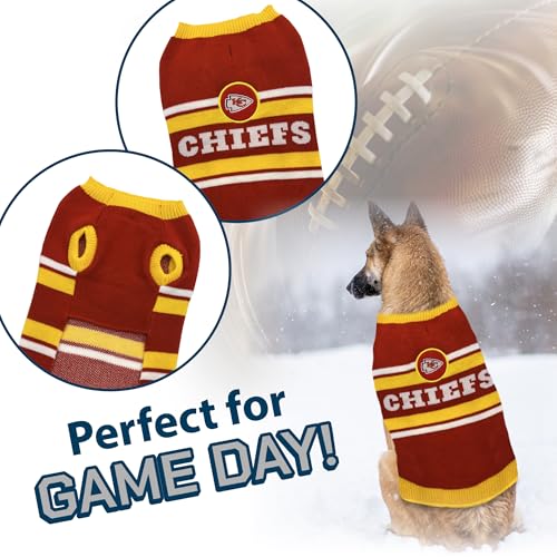 NFL Kansas City Chiefs Dog Sweater (X-Large / Kansas City Chiefs)