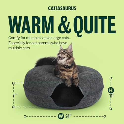 Peekaboo Cat Cave Duo Jumbo Set (Dark Gray + Dark Gray / Jumbo)