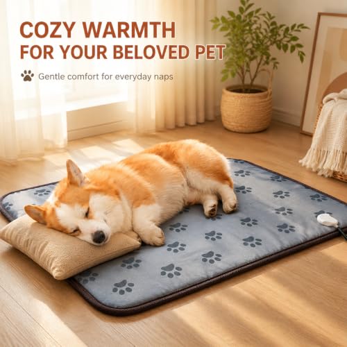 Dog Heating Pad 28x18in with Normally Open Function (28.0"L x 18.0"W)