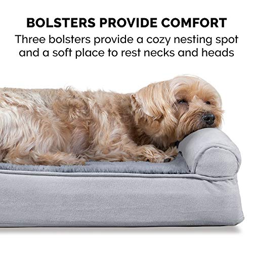 Orthopedic Dog Bed for Large Dogs w (Jumbo Plus / Gray)