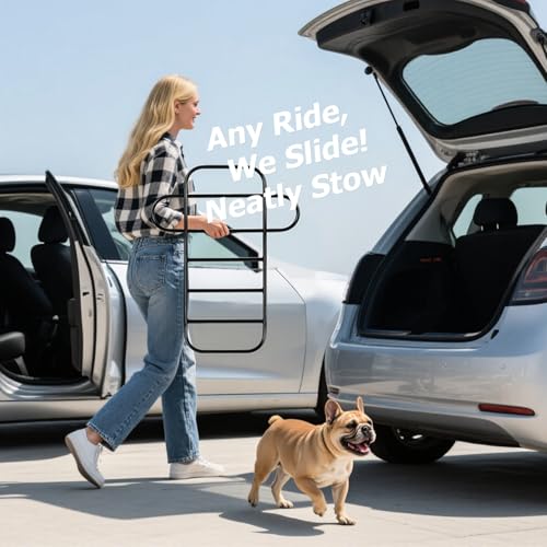 Metal Car Dog Barrier for Small to Medium Dog (Small / Matte Black)