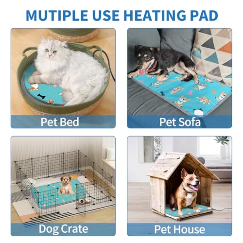 Cat Heating Pad Round (16.0"L x 16.0"W)