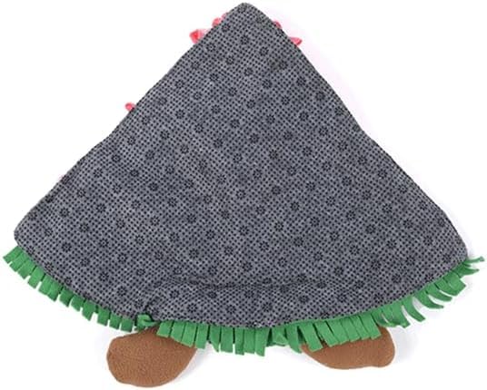Ferret Cats Snuffle Mat Fleece Foraging Mats Interactive Feeding Toy Small Animal Rabbit Guinea Pig Rat Hamster Anti Slip Treat Dispenser Slow Feeder (Watermelon)
