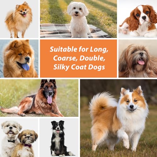 Dog Brush for Long Haired Dogs (Long Pin for Long Haired)