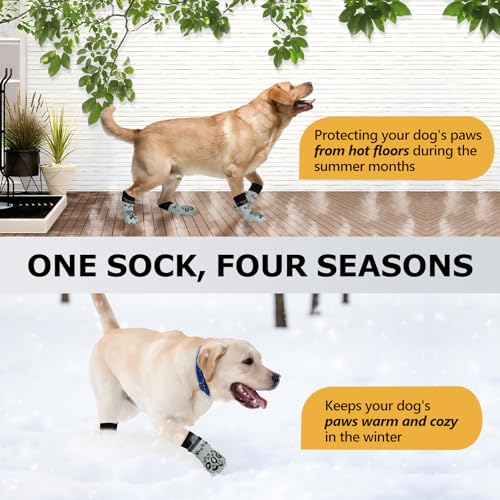 8Pcs Dog Socks to Prevent Licking (M(Pack of 8))