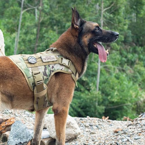 Tactical Dog Harness with Handle No (X-Large / Multi-colored)