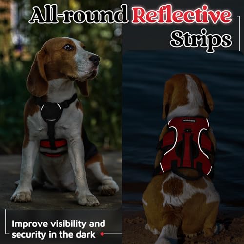 Escape Proof Dog Harness for Small (Red / Small)