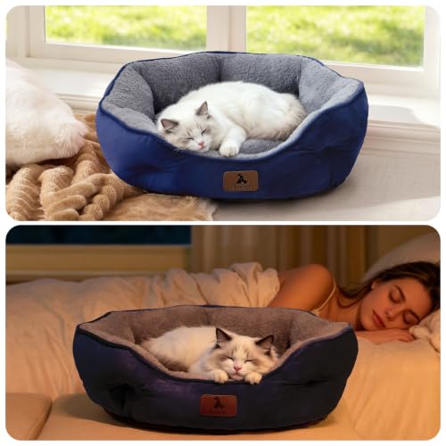 Small Dog Bed for Small Dogs (Small (Pack of 1) / Blue)