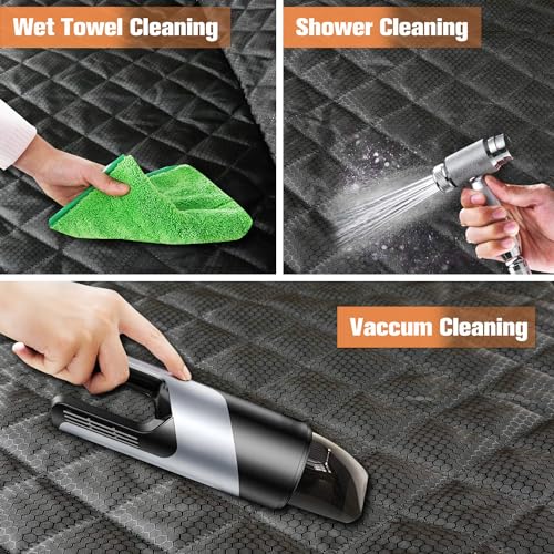 Waterproof Front Seat Car Cover 2 Pack (Black)