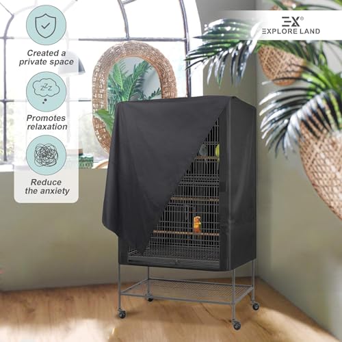 Pet Cage Cover (Small / Black)