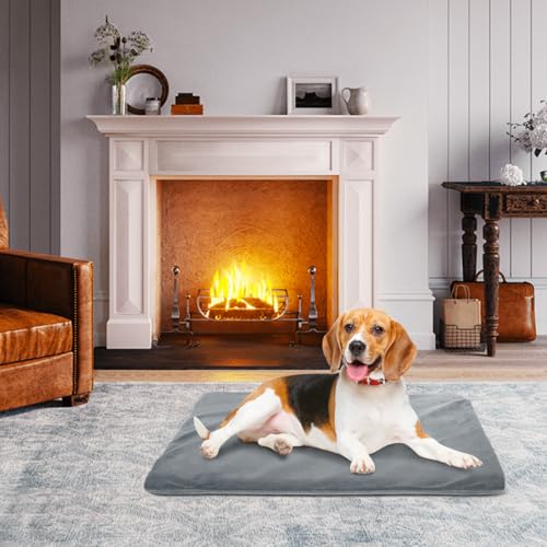 Pet Heating Pad (X-Large: 28"x 18" / Grey)