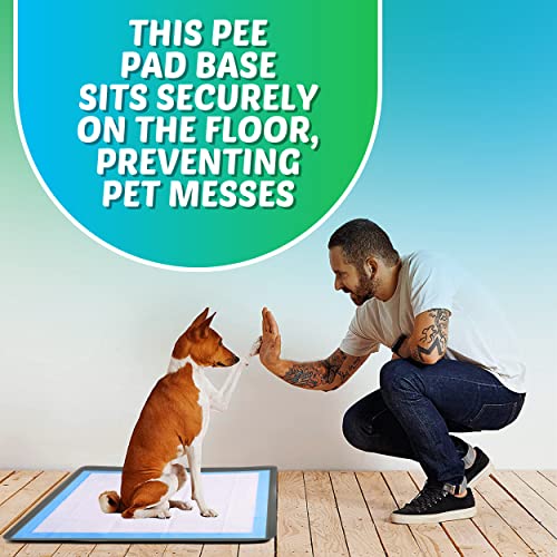 Reusable Silicone Dog Training Tray for 27.5” x 44” Pee Pads (Gray / 1 Pack)