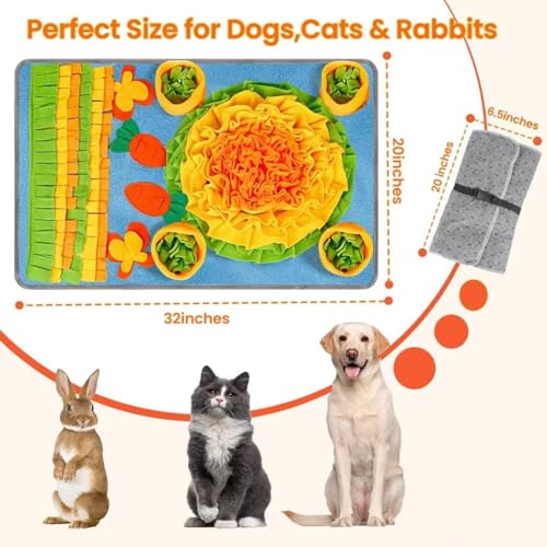 Snuffle Mat for Dogs (blue)