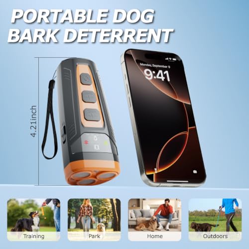 Dog Bark Deterrent Device (Black)