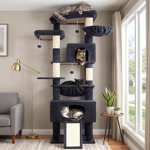 Cat Tree 78.7'' Cat Tower (78.7 inch / Smoky gray)