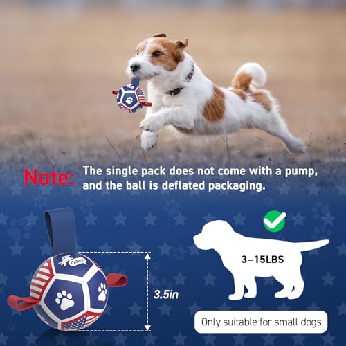 Puppy Balls Small Dog Toys (Flag / 3.5 Inch)