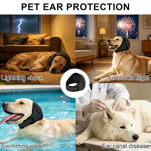 Dog Ear Protection Wrap (Blue / Small)