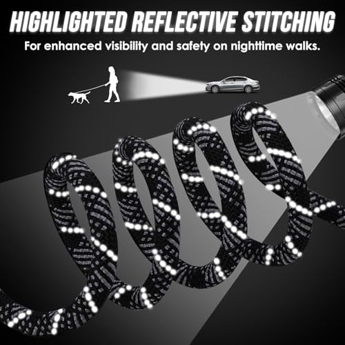 Hands Free Dog Leash (Black Diagonal Stripe)