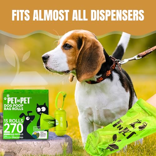 Dog Poop Bags Rolls (1 Count (Pack of 270))