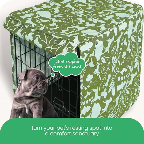 Amarillo by Morning Dog Crate Cover (Amarillo By Morning / 42.0"L x 28.0"W x 31.0"H)