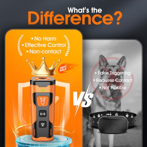 Stop Dog Barking Fast & Safely (Orange)