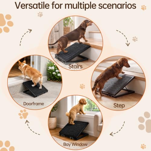 2 Pack Heavy Duty Dog Ramps for Stairs