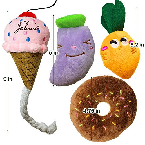 12 Pack Dog Squeaky Toys Cute Plush Toys for Small Medium Dog Pets (12 Pack Premium)