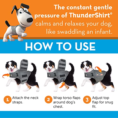 for Dogs Calming Anxiety Vest (Heather Grey / XS)