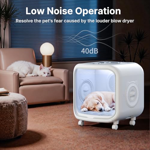 Upgrade 75L Large Automatic Cat Dryer Box