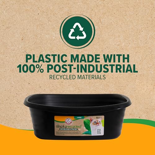Simply Recycled Plastic Cat Litter Pan (Large / Recycled)