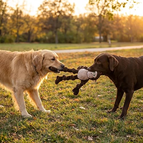 Floppy Knots Rope and Plush Dog Toy (Monkey)