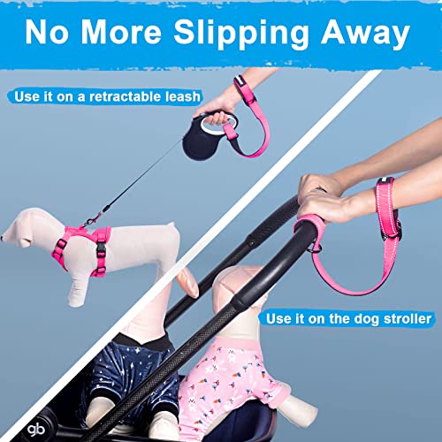 Short Dog Leash (Pink / Short - 1 Pack)