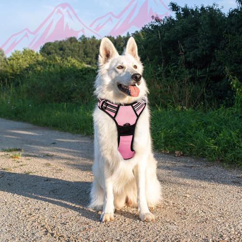 Dog Harness for Large Dogs (X-large / Pink)