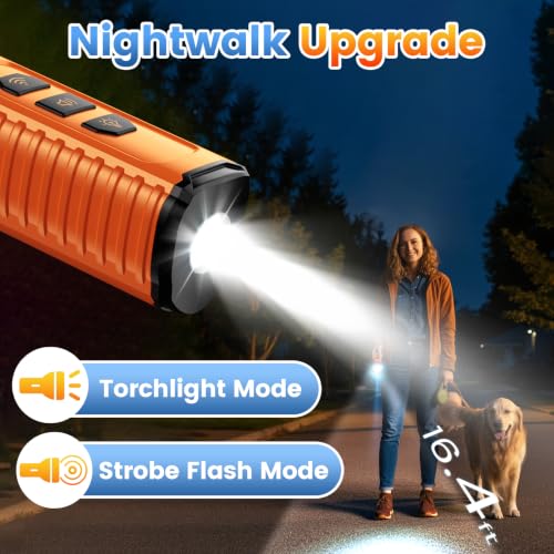 3X Ultrasonic to Stop Barking Neighbors Dog (Neon Orange)