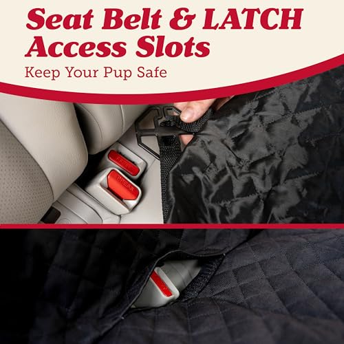 Dog Car Seat Cover for Back Seat (Hammock)