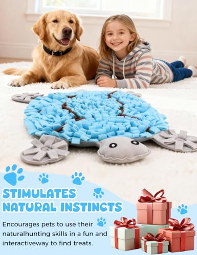 Snuffle Mat for Dogs (blue / L)