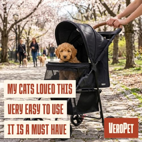 Pet Stroller for Small Dogs & Cats