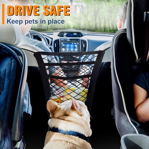 Universal Dog Car Net Barrier (3-Layer Mesh)