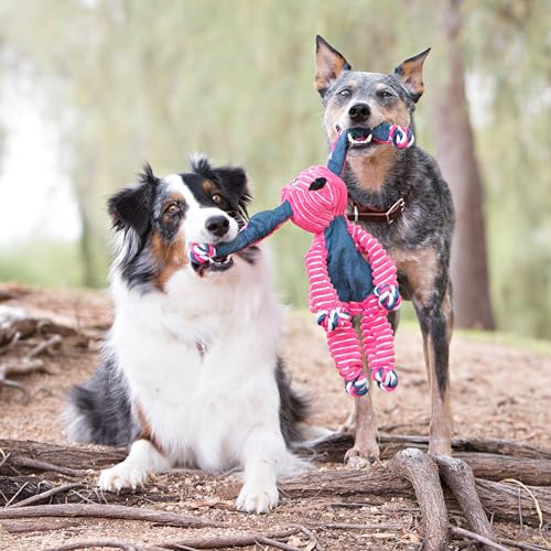 Floppy Knots Rope and Plush Dog Toy (Elephant / Medium/Large)