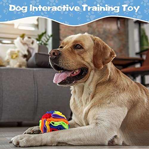 3 Pcs 5.9'' Snuffle Ball for Dogs Interactive Dog Puzzle Treat Toys (3 Pcs)