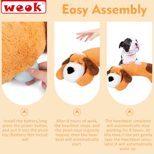 Heartbeat Puppy for Dogs (big brown and white)