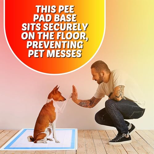 Dog Pee Pad Holder Tray Fits for 30” x 36” Pee Pads (36 x 30 Inches / White)