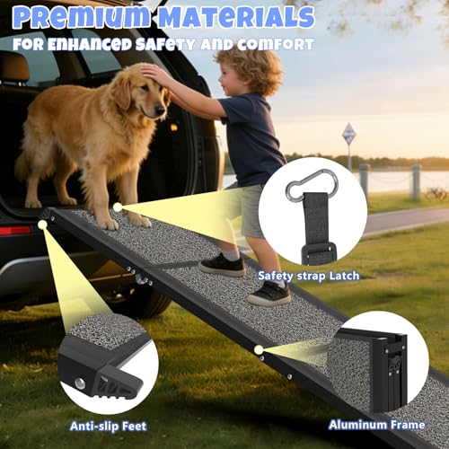 Dog Ramp for Car (63" L x 17" W)
